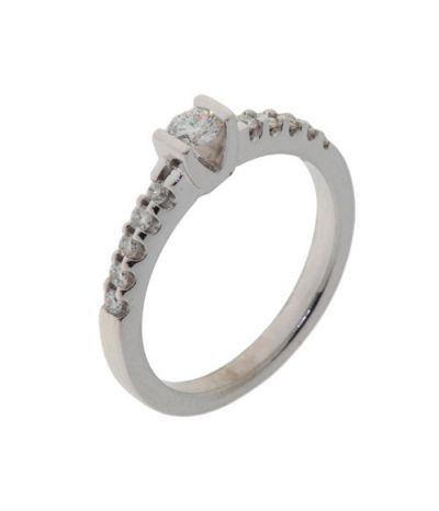 Bague Diamants en Or Blanc