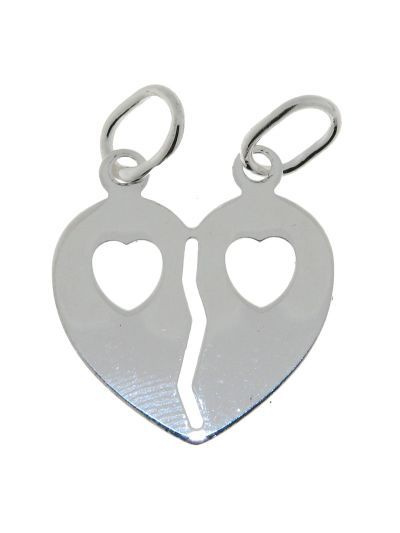 Pendentif Coeur Argent � d�couper