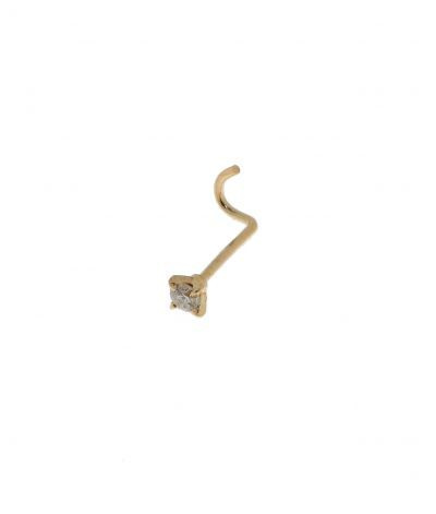 Piercing Nez Or 750 et Diamant