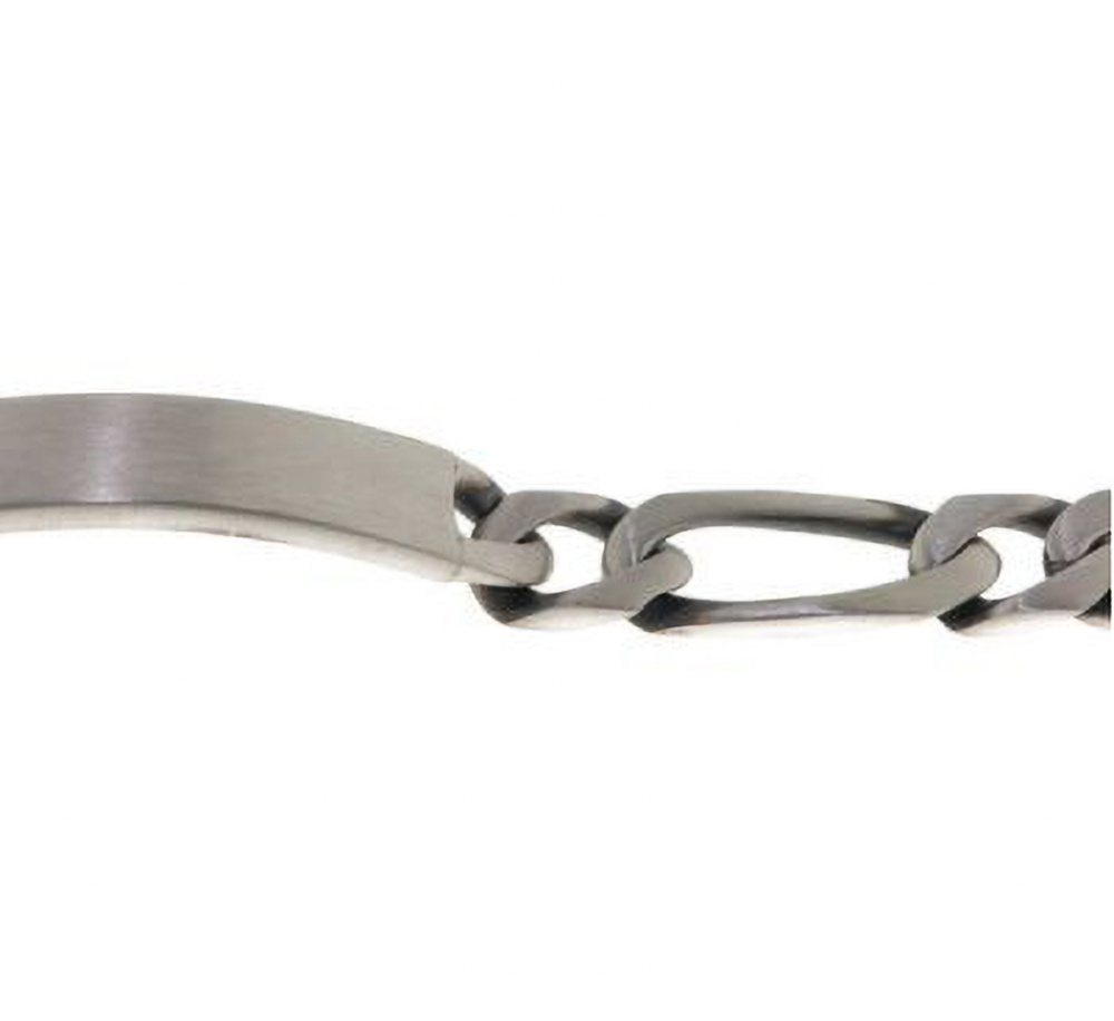 Gourmette Argent Homme - 8mm - 21cm