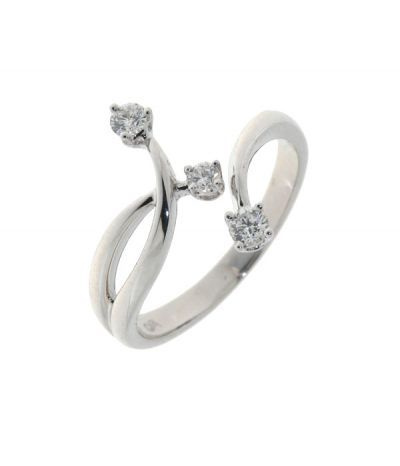Bague Or Blanc Diamant