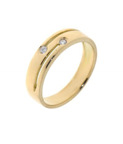 Bague Diamant Or Jaune