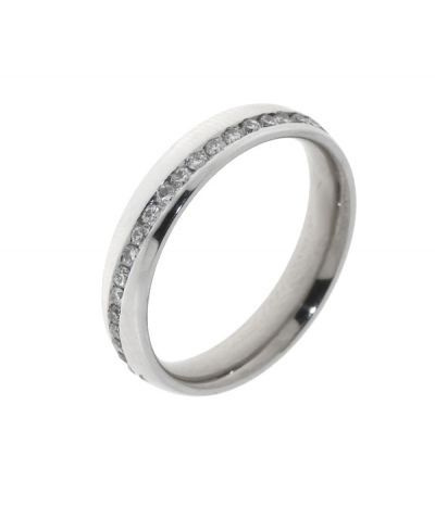 Alliance Or Blanc et Diamants