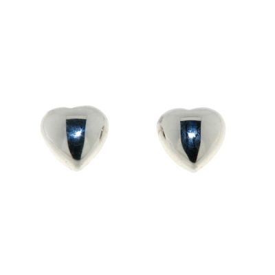 Boucles d'oreilles Coeurs Argent
