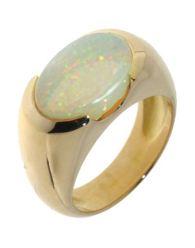 Bague Opale Or Jaune
