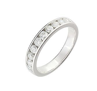 Demie Alliance Diamant serti rail 0.65 carat