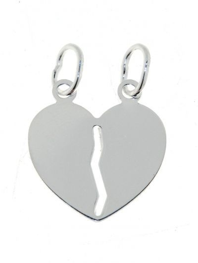 Pendentif Argent Coeur � d�couper