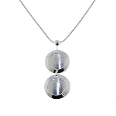 Collier Argent Pendant 2 Tons