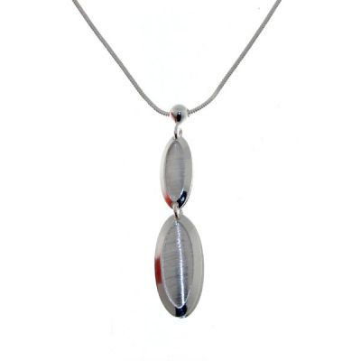 Collier Argent Pendant 2 Tons