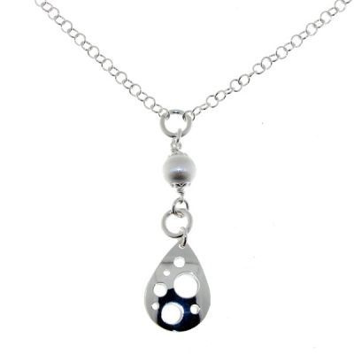 Collier Argent Pendant