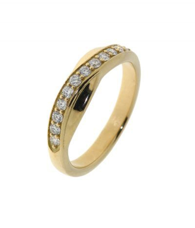 Bague Or  Diamant 