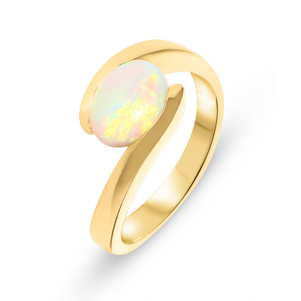 Bague Or  Opale 
