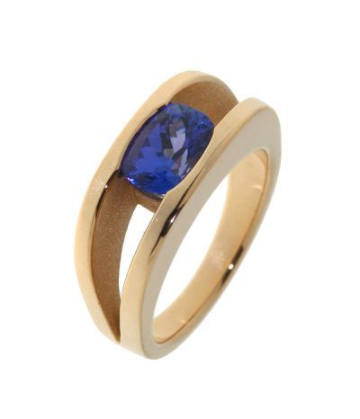 Bague Or  Tanzanite 