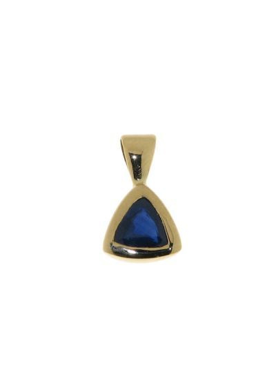 Pendentif Or  Saphir 