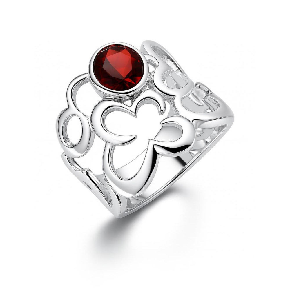 Bague Argent  Grenat 