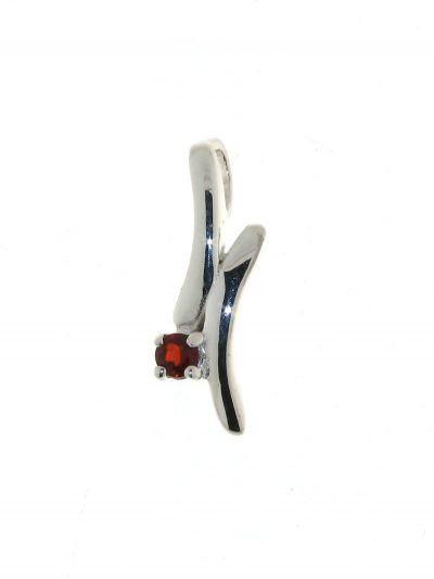 Pendentif Argent  Grenat 