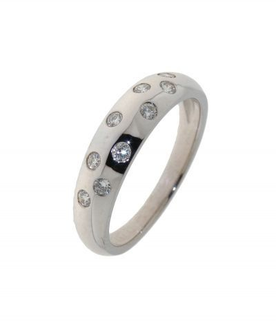 Bague Or Blanc Diamant