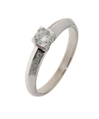 Bague Or Blanc Diamant