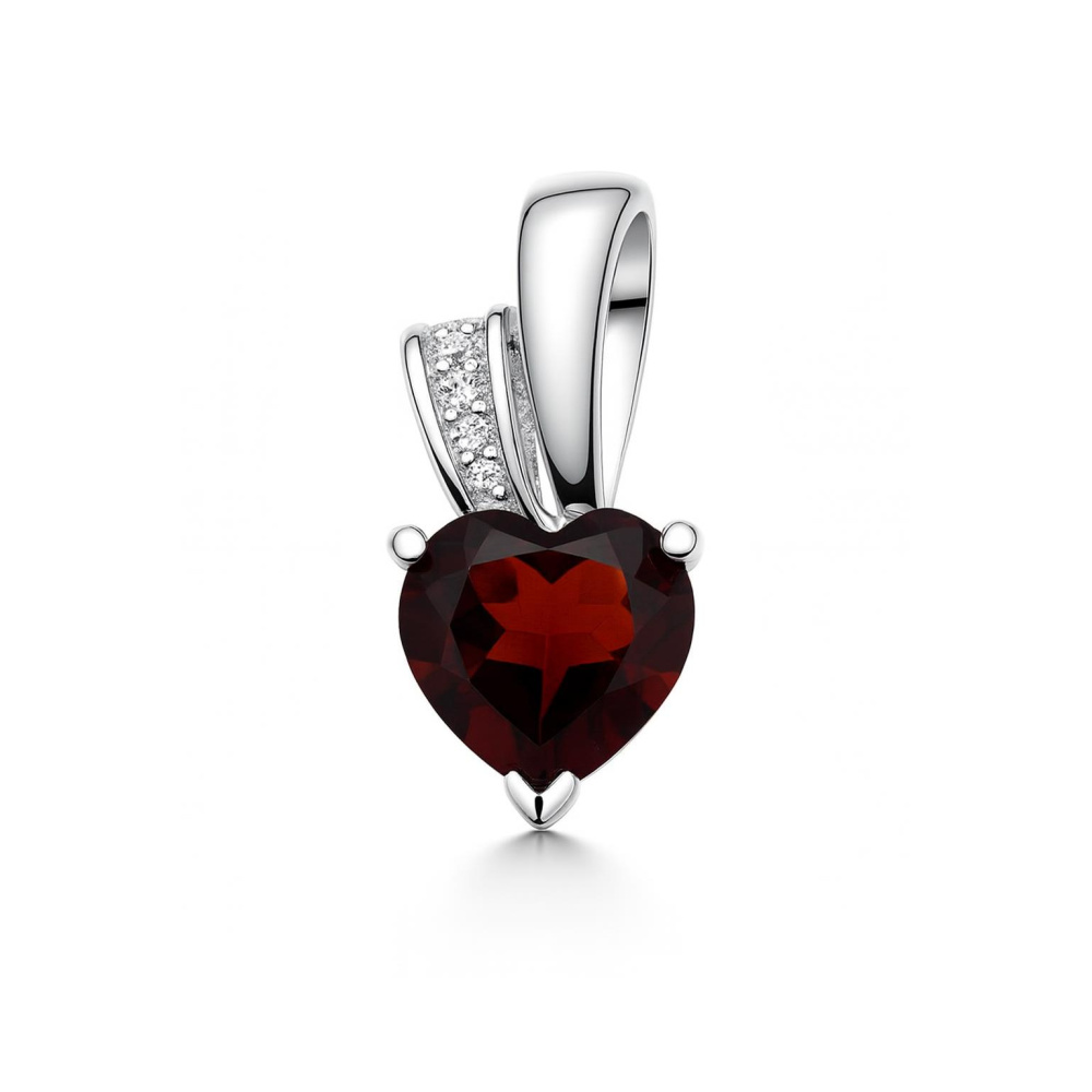 Pendentif Argent 925 Grenat