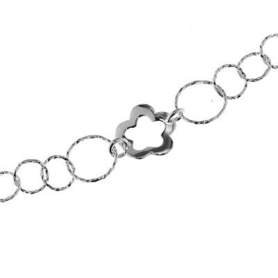 Bracelet Argent Fleurs