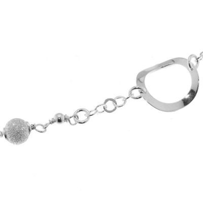 Bracelet Argent Maille Fantaisie
