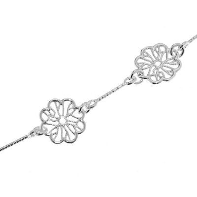 Bracelet Argent Maille Filigran�e