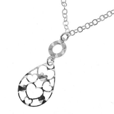 Collier Argent  Motif ajour�