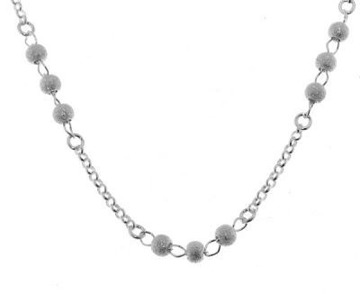Collier Argent Boules