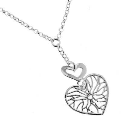 Collier Argent Coeur