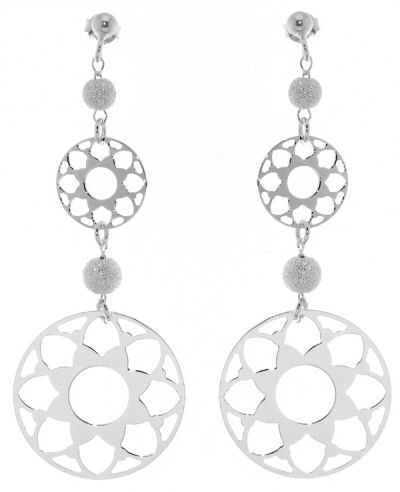 Boucles d'oreilles Argent Motifs ajour�s