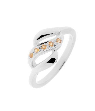 Bague Citrine en Argent 925