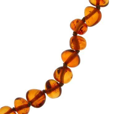 Collier Ambre B�b� 35cm