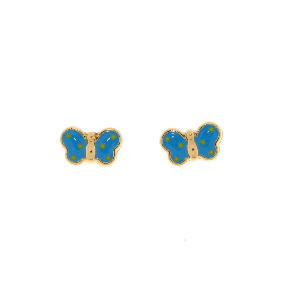 Boucles d'oreilles Or  papillions