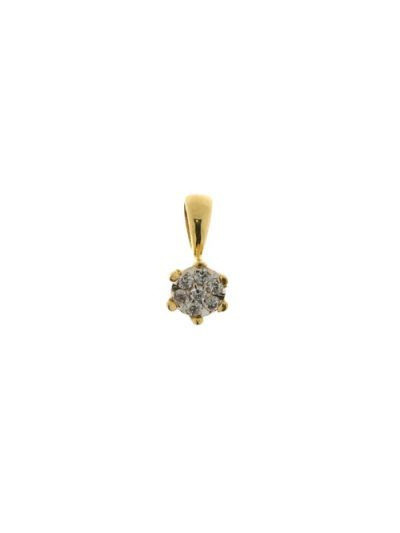 Pendentif Diamants Or