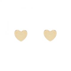 Boucles d'oreilles coeurs 5x5mm Or Jaune
