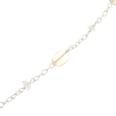 Bracelet Argent Citrine et Labradorite