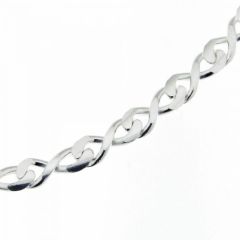Bracelet Argent Homme Maille Infini