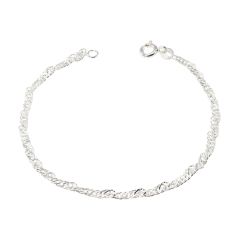 Bracelet Argent Maille Singuapour 2.5mm x 18cm