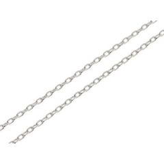 Chaine Argent Maille Forcat 1.6mm - 45cm