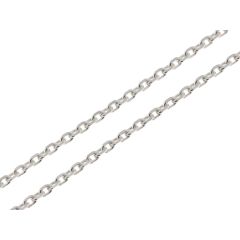 Chaine Argent Maille Forcat 2.1mm - 55cm