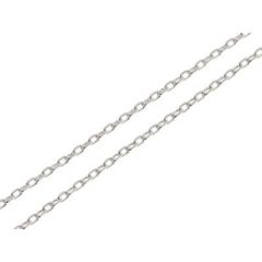 Chaine Argent Maille Forcat 2mm - 45cm