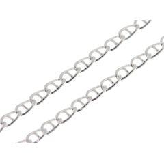 Chaine Argent Maille Marine 2.5mm - 50cm