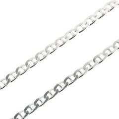 Chaine Argent Maille Marine 3mm - 45cm