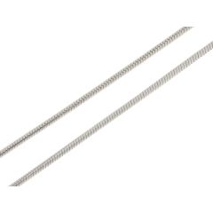 Chaine Argent Maille Serpent - 1.6mm - 45cm
