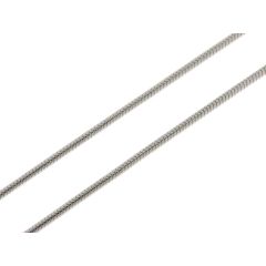 Chaine Argent Maille Serpent 1.6mm - 50cm