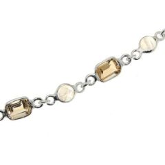 Collier Argent Citrine et Labradorite