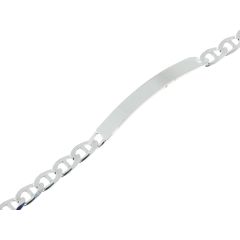 Gourmette Argent Maille Marine 5.5mm x 18.5cm