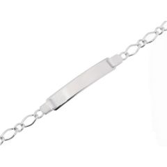 Gourmette Homme Argent Maille Alternée 19cm