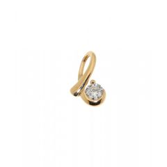 Pendentif Diamant Or Jaune 0.106 carat