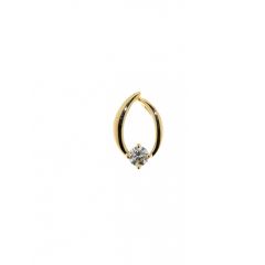 Pendentif Or Jaune Diamant 0.106 carat